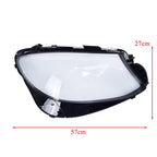 Headlight Lens Covers for Mercedes E-Class W213 2017-2020 Left+Right w/ Sealant