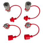 2Sets For Pioneer Ball Style 1/2" NPT Hydraulic Coupler Quick Connect Coupling