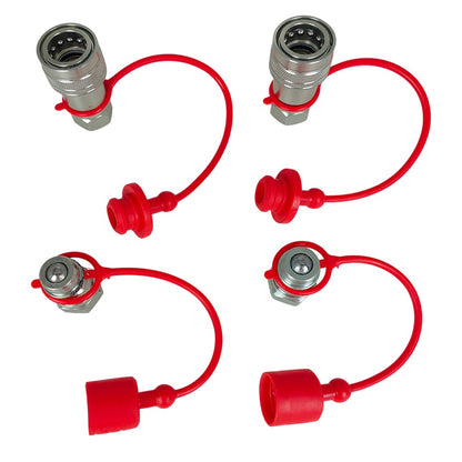 2Sets For Pioneer Ball Style 1/2" NPT Hydraulic Coupler Quick Connect Coupling