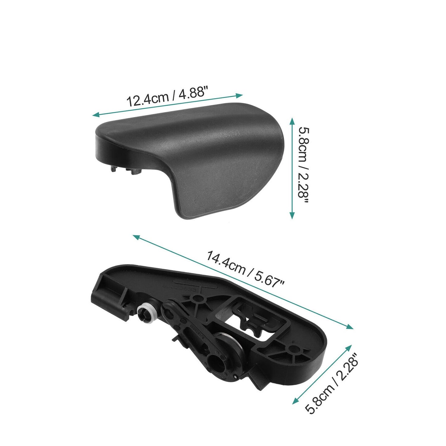 1x Set Hood Latch Release Handle Lever For Audi TT TTs 2008-15 2.0L 3.2L 2-Door