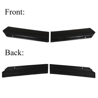 For Chrysler 300C SRT Glossy Black Front Bumper Lip Spoiler Splitter Body Kit