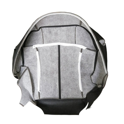 Driver Side Leather Seat Cover Dark Gray For 1999- 02 Chevy Silverado 1500 2500