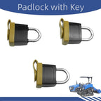 246-2641 3 set Padlock with Key For Caterpillar CAT Fuel Cap 7X7700 1428828