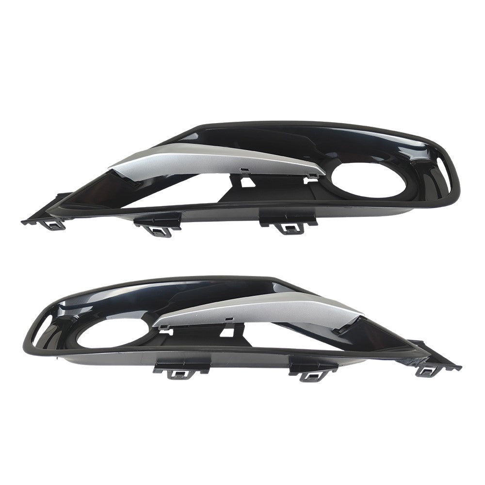 For BMW 3 Series F30 F31 4pcs Front Bumper Fog Light Lamp Grille Covers Trim