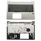 New Silver Palmrest w/ Backlit Keyboard L45090-001 For HP ProBook 450 G6 450 G7
