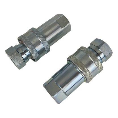 1/2" Ag Hydraulic Quick Connect Couplers Coupling Poppet For Pioneer Style 2Sets