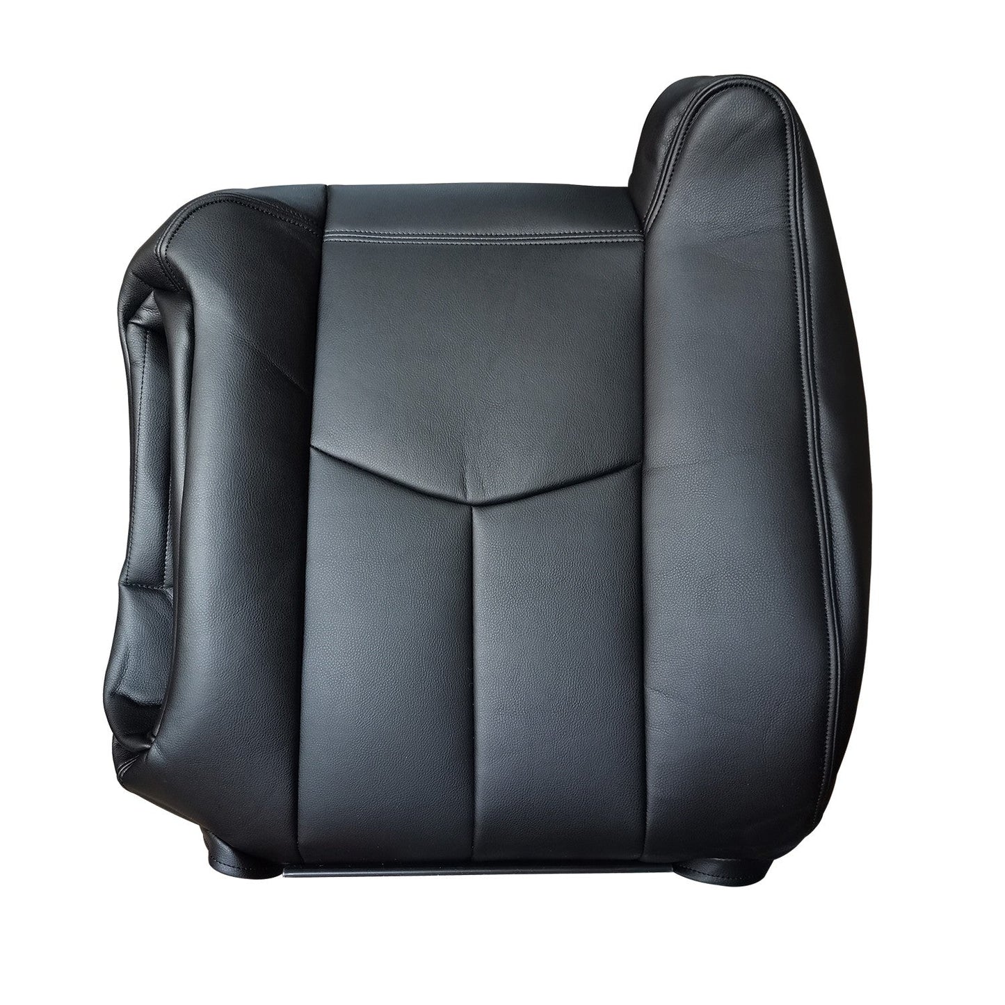 For 2003-2006 Chevy Silverado Avalanche Driver Top Leather Seat cover Dark Gray