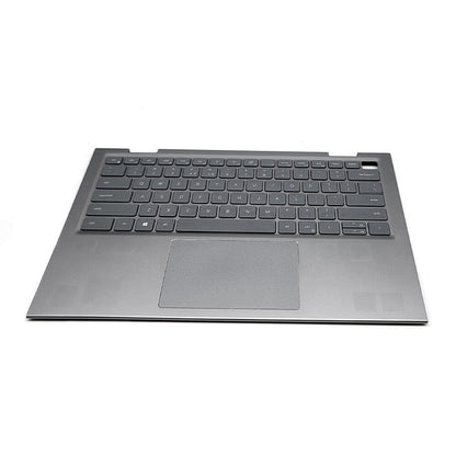 For Dell Inspiron 5410 7415 2-in-1 Palmrest Backlit US Keyboard Touchpad 04GR69
