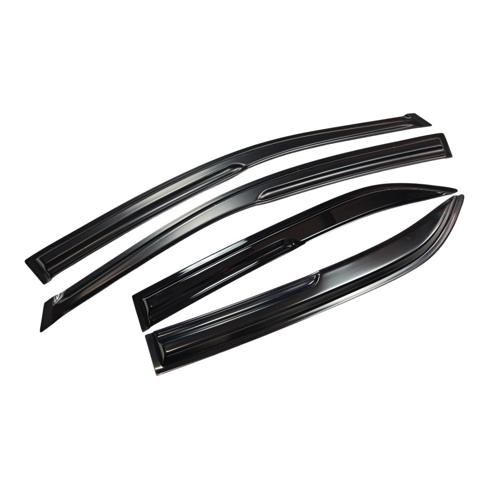 M Style Window Visors Sun Rain Guards For 2009-2013 Toyota Corolla Sedan