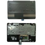 Palmrest For HP Pavilion 15-AU 15-AW Keyboard Non-Backlit Touchpad 856028-001 US