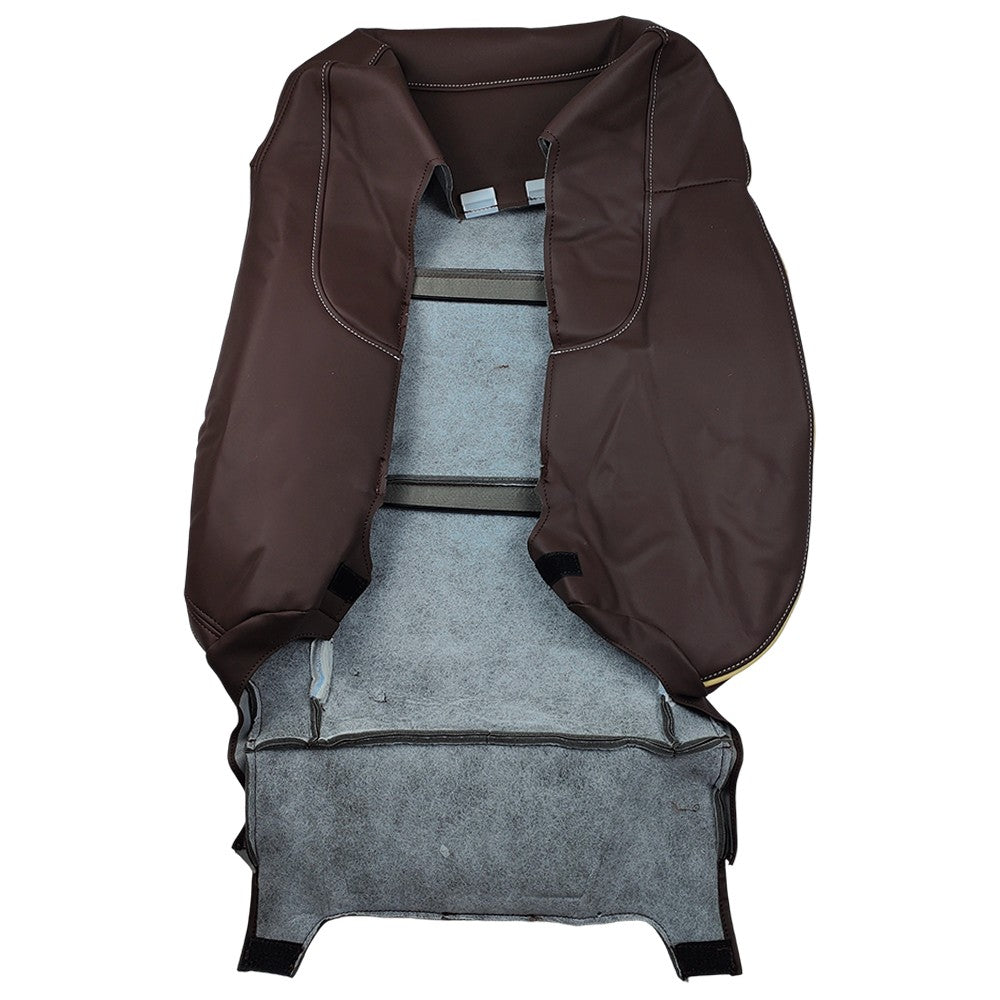 Driver Leather Seat Cover Brown For 2014 2015-2019 Chevy Silverado HIGH COUNTRY