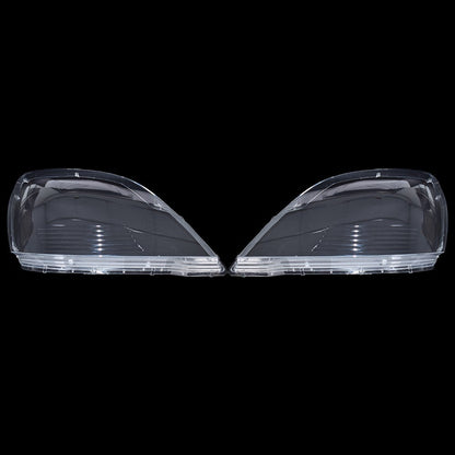 Driver + Passenger Pair Headlamp Headlight Lens Covers For Lexus GX470 2003-2009
