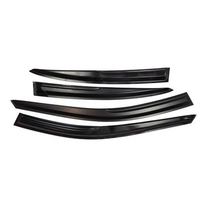 Window Visor Vent Rain Shades Guards Deflectors For 04-08 Acura TL Sedan Black