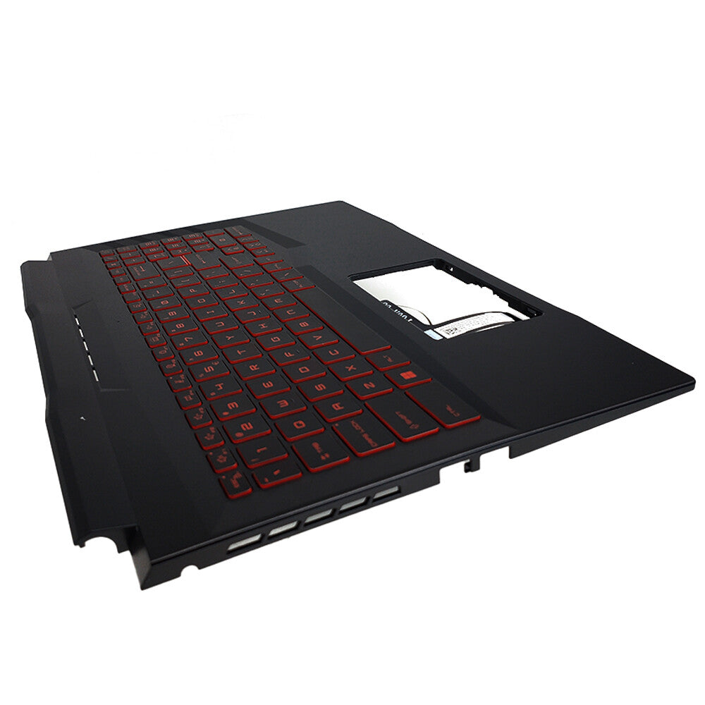 New Palmrest Red Backlit Keyboard For MSI GL66 11UGK MS-1581 MS-1582 1583 15.6in