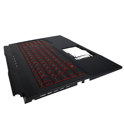 New Palmrest Red Backlit Keyboard For MSI GL66 11UGK MS-1581 MS-1582 1583 15.6in