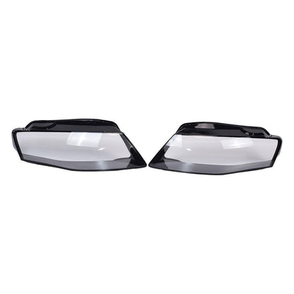 2PCS Left & Right For 2009-2012 Audi A4 Headlamp Cover Headlight Lens Cover