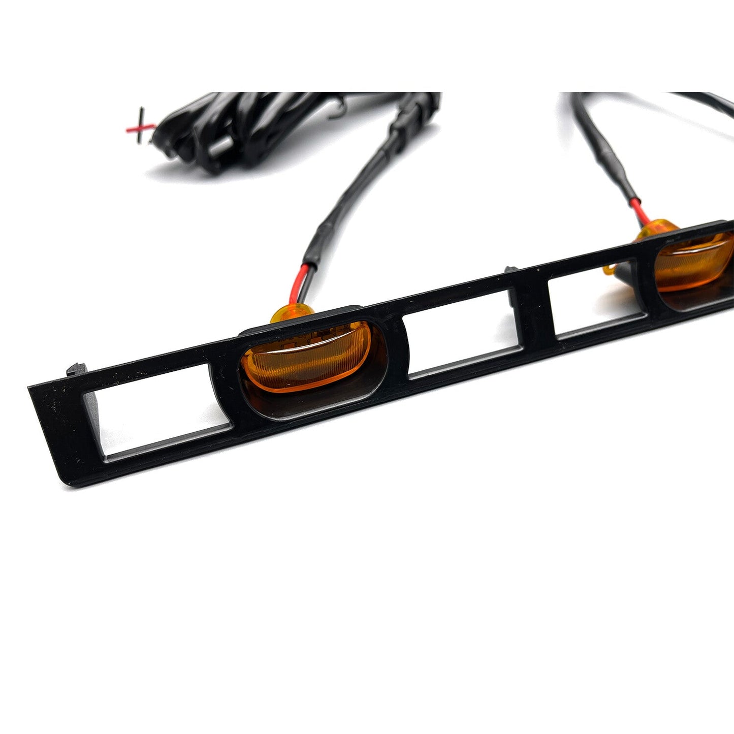 Front Hood Grille Amber LED Lights Assy w Wire Harness for Toyota Tacoma
