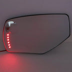 NEW Left Driver Side Power Heated Mirror Glass w/ Signal For 2014-2017 Silverado