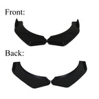 For Chrysler 300 2006-2019 Front Bumper Lip Splitter Spoiler Chin Kit Gloss Blk