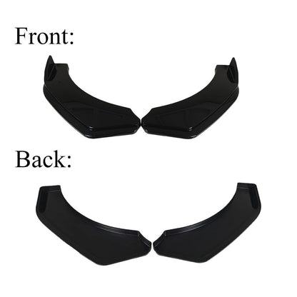 For Chrysler 300 2006-2019 Front Bumper Lip Splitter Spoiler Chin Kit Gloss Blk