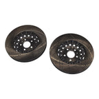 New Pair Set of 2 Front 375mm Drilled Brake Disc Rotors for 2018-2023 Audi RS5