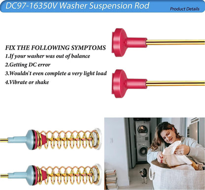 DC97 16350V Washer Suspension Rod 27 6 Damper Assembly 4Pcs PD00071611