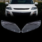 Headlight Clear Lens Cover Replacement Left+Right Side For 2007-2012 Mazda CX-7