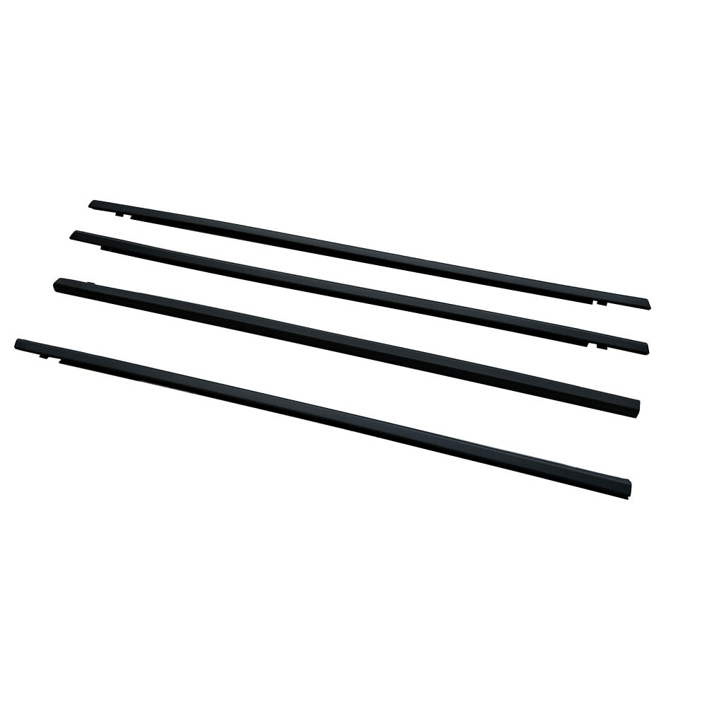 4PCS Weatherstrip Window Moulding Trim Seal Belt For Honda Civic Sedan 2016-2021