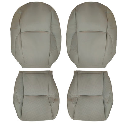 For 2007-2012 Lexus ES350 Driver Passenger Bottom & Top Leather Seat Cover Gray