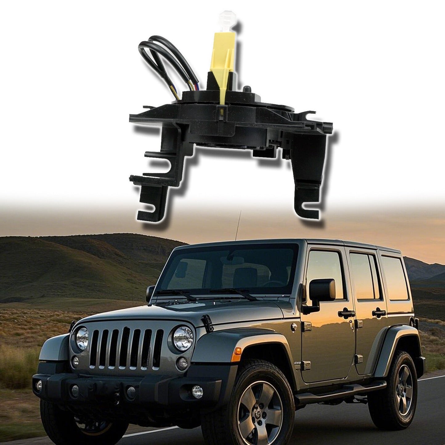 Wheel ClockSpring Without an Angle Sensor For 07-18 Wrangler JK Grand Cherokee