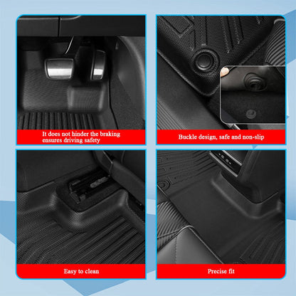 For 2022-2025 Honda Civic Sedan TPE Floor Mats+Cargo Liner Trunk Mat All-Weather