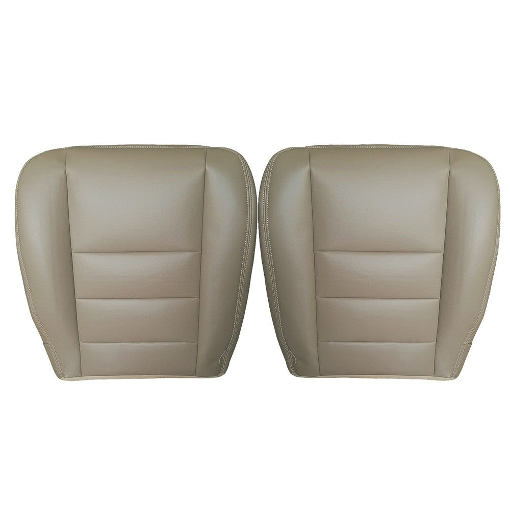 For Ford F250 Super Duty 2002-2007 Driver & Passenger Bottom Leather Seat Cover