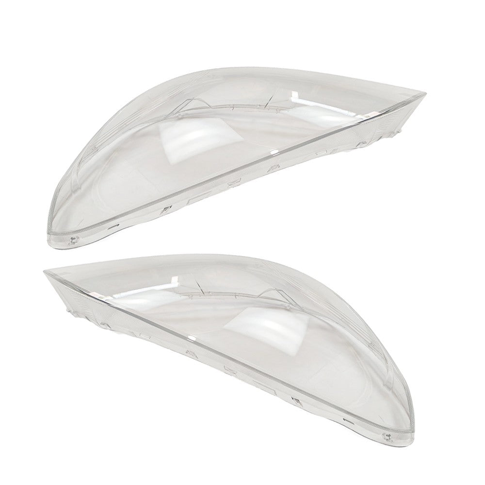 A Pair Front Headlight Lens Shell+Sealant Glue For Volvo S60 V60 2011-12-2013