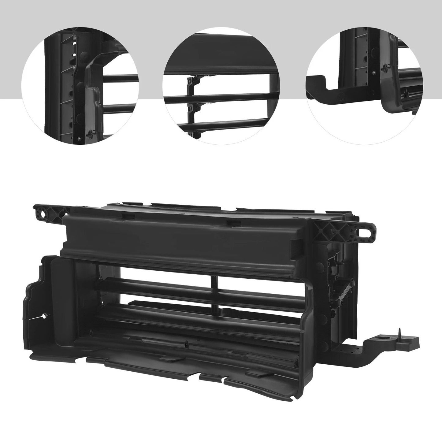 FO1206143 Active Grille Shutter Black for Ford Expedition 2018 2022