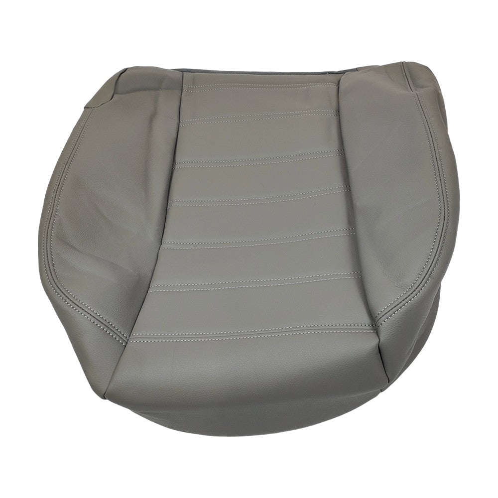 2003 to 2007 For Hummer H2 Front Driver Side Bottom Leather Seat Cover Gray