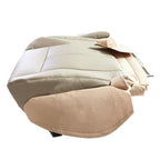 Leather Bottom Seat Cover Tan For 2007-14 Ford Expedition Driver & Passenger New