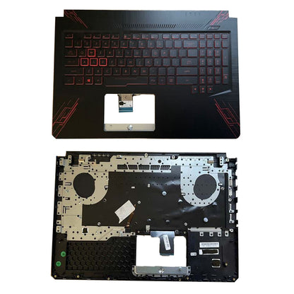 For ASUS TUF Gaming FX504 FX504G FX80 FX80G Palmrest Backlit Keyboard Upper Case