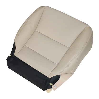 Front Driver Bottom Leather Seat Cover Tan For 2013 2014-2017 Honda Accord Sedan