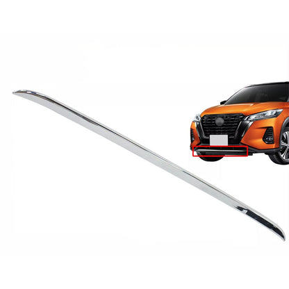 Chrome Molding Trim Front Bumper Lower Chrome Molding Fit For Nissan Kicks 21-23