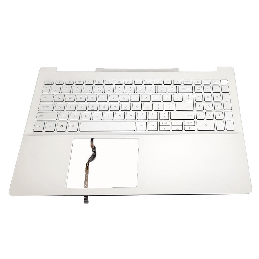 New For Dell Inspiron 15 7591 Palmrest Keyboard w/Backlit Silver 0PJ1JN PJ1JN US
