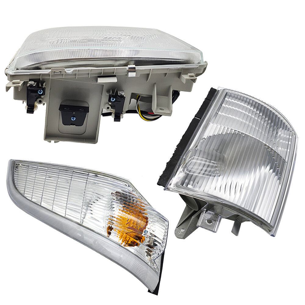 RH Headlight w/ Corner Lamp & Marker Light For Mitsubishi FUSO FE140 FE145 FE180