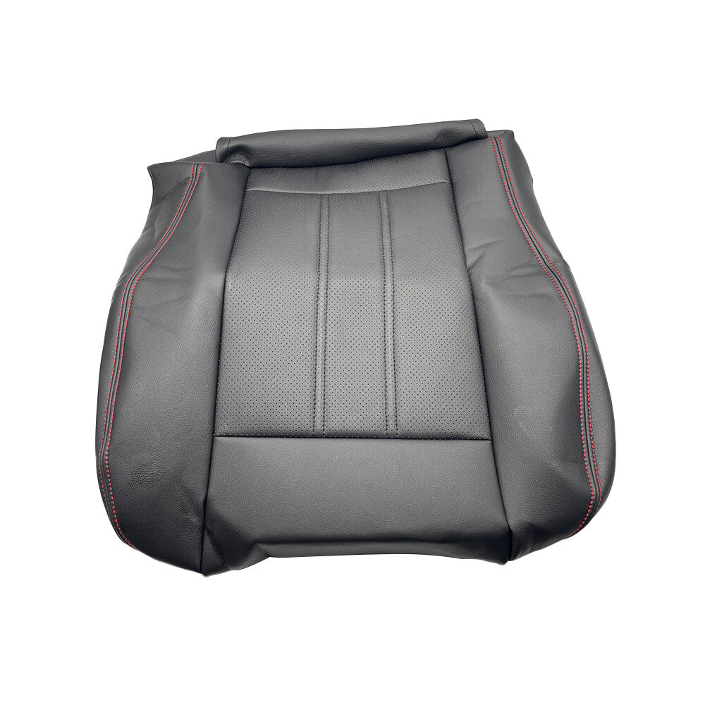 Driver Bottom Leather Seat Cover Red Seam For 2008-2020 Dodge Grand Caravan