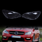 Car Front Headlight Lens Cover For Mercedes Benz C Class W204 2011-2015