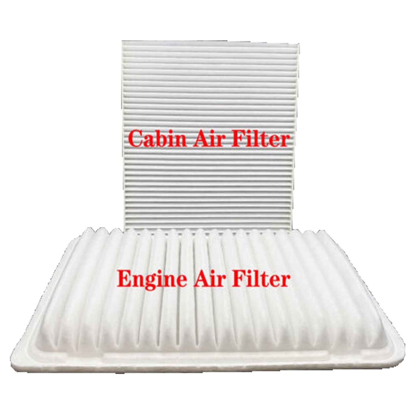Engine Cabin Air Filter Combo Set for Toyota Camry Sienna Solara 2002 2010