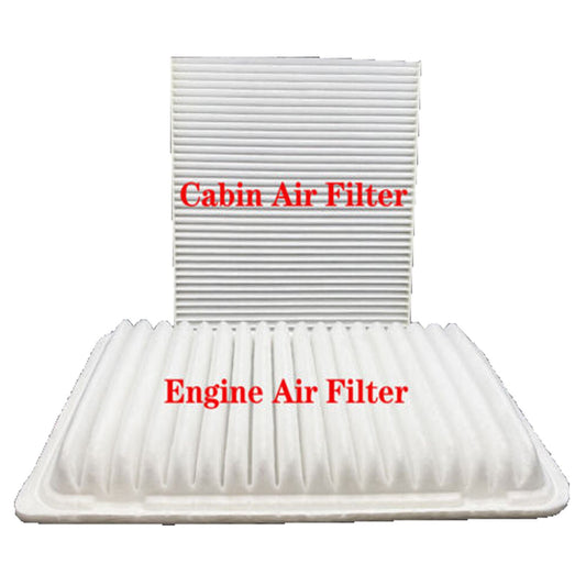 Engine Cabin Air Filter Combo Set for Toyota Camry Sienna Solara 2002 2010