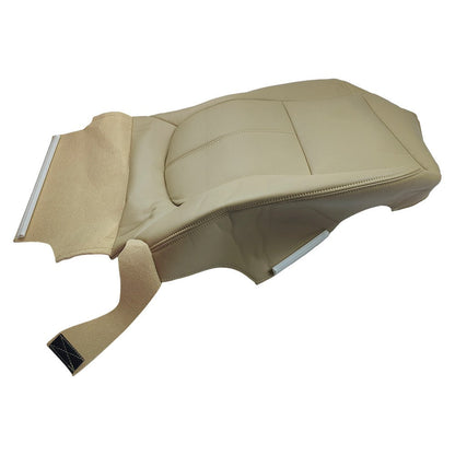 Passenger Bottom Leather Seat Cover Tan For 2011 2012 - 2014 Ford F150 Lariat