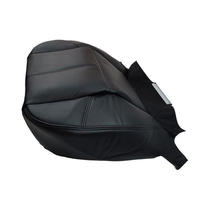 Driver Passenger Leather Seat Cover Black For Chevy Silverado 1500 2500 2007-14