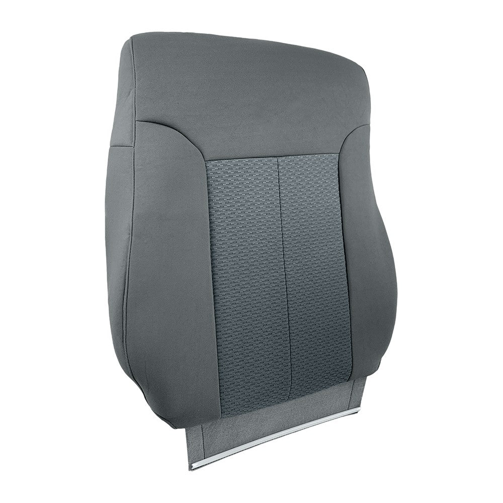 Driver Bottom & Top Cloth Seat Cover Gray Fit For 2011-2014 Ford F150 STX XL XLT
