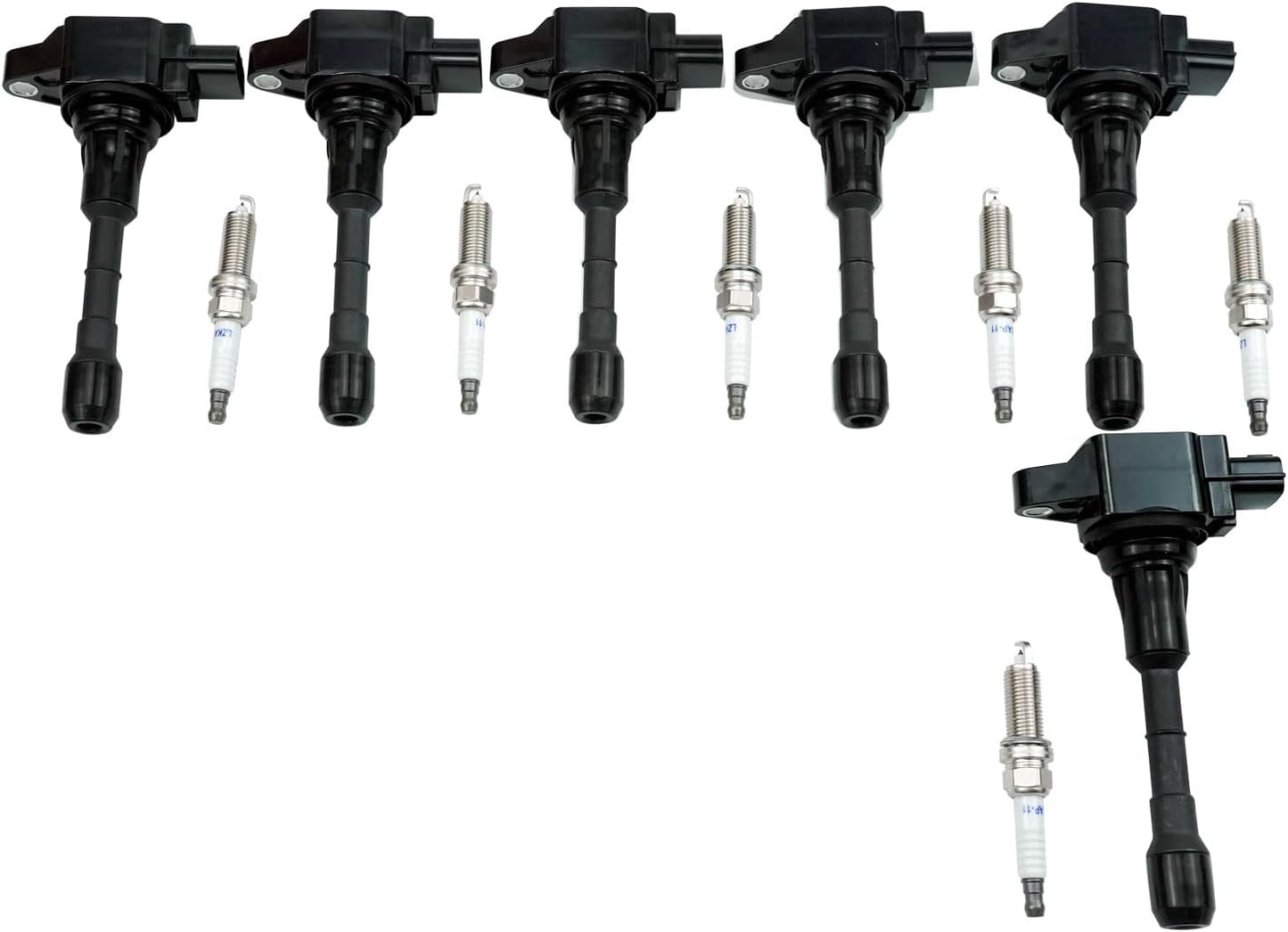 6 UF550 Ignition Coil Iridium Spark Plug for V6 3.5L 09-20 Nissan Maxima Murano