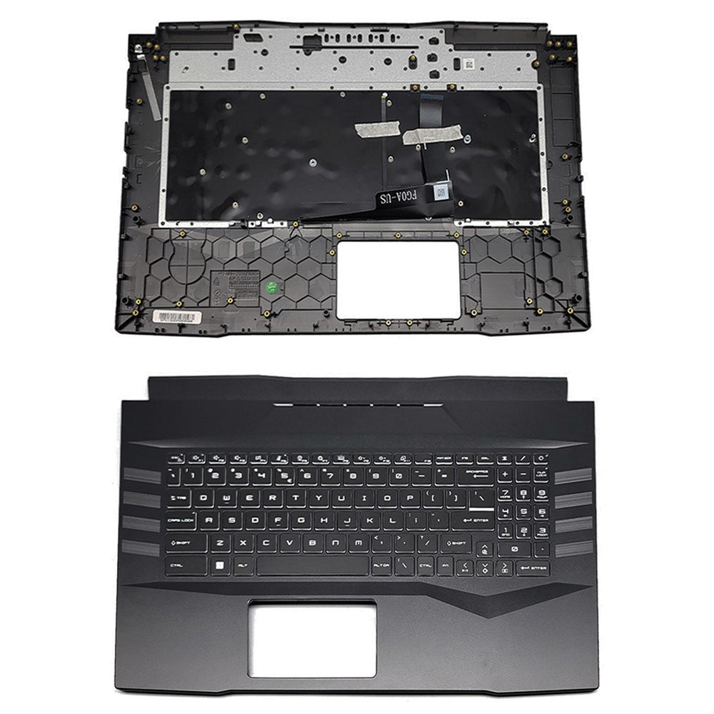 New For MSI Pulse GL76 11UDK SCK MS-17L1 Palmrest Upper Cover Backlit Keyboard